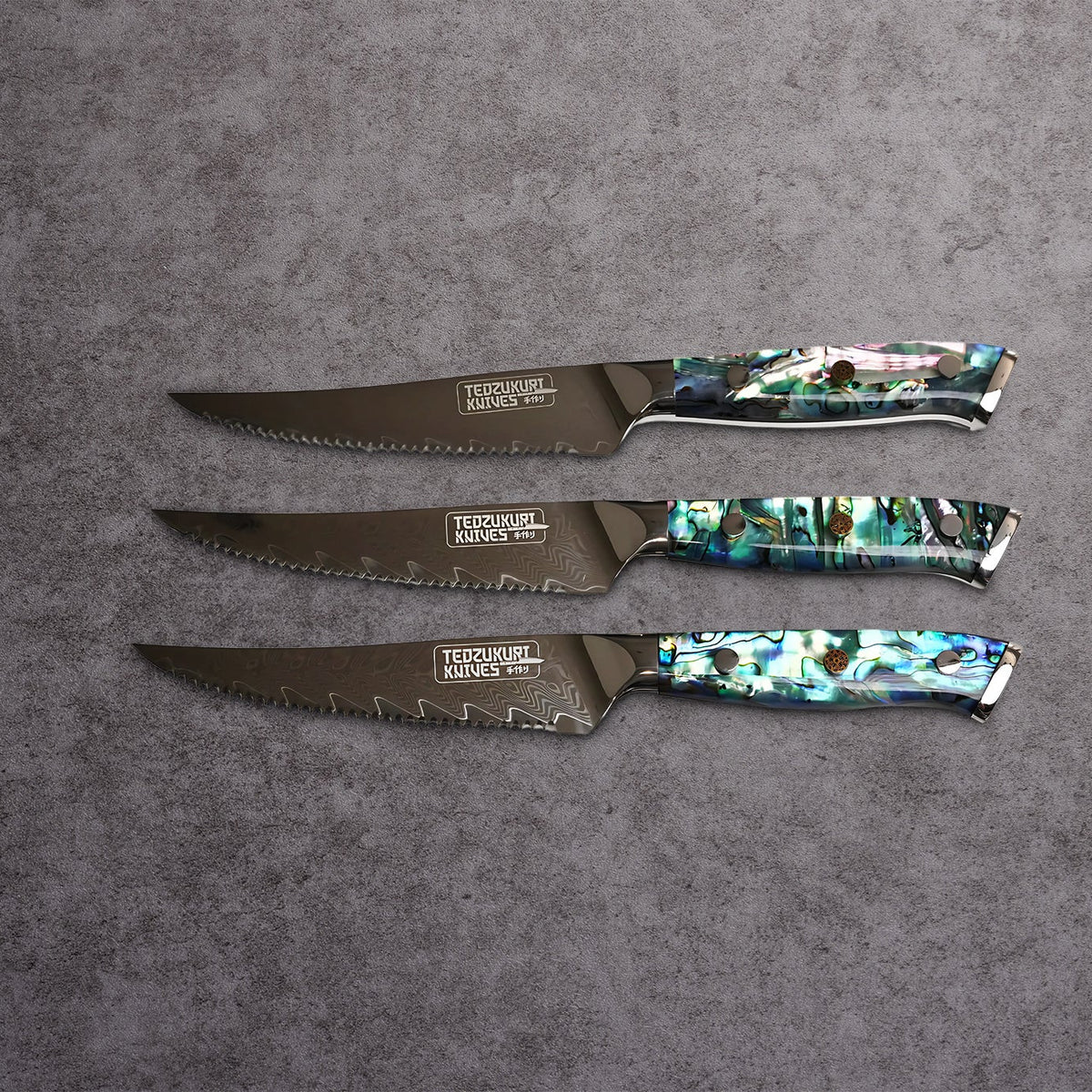Awabi Steak Knife Set (3-Piece)