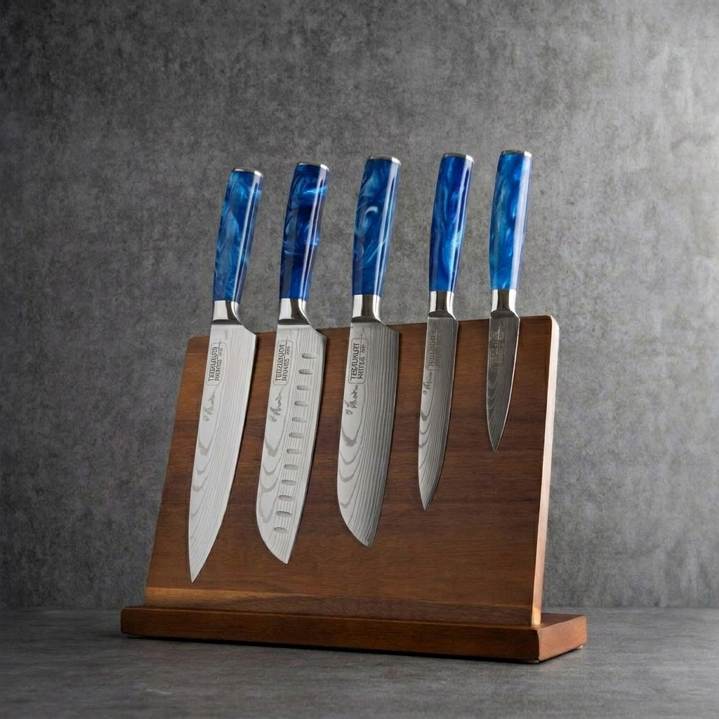 EOFY Epokishi 5 Piece Knife Block Set