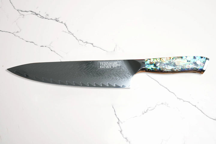 Awabi Series Individual Damascus Knives