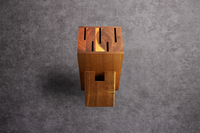 Acacia Wood Knife Block (6-Slot, Angled)