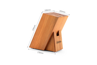 Acacia Wood Knife Block (6-Slot, Angled)