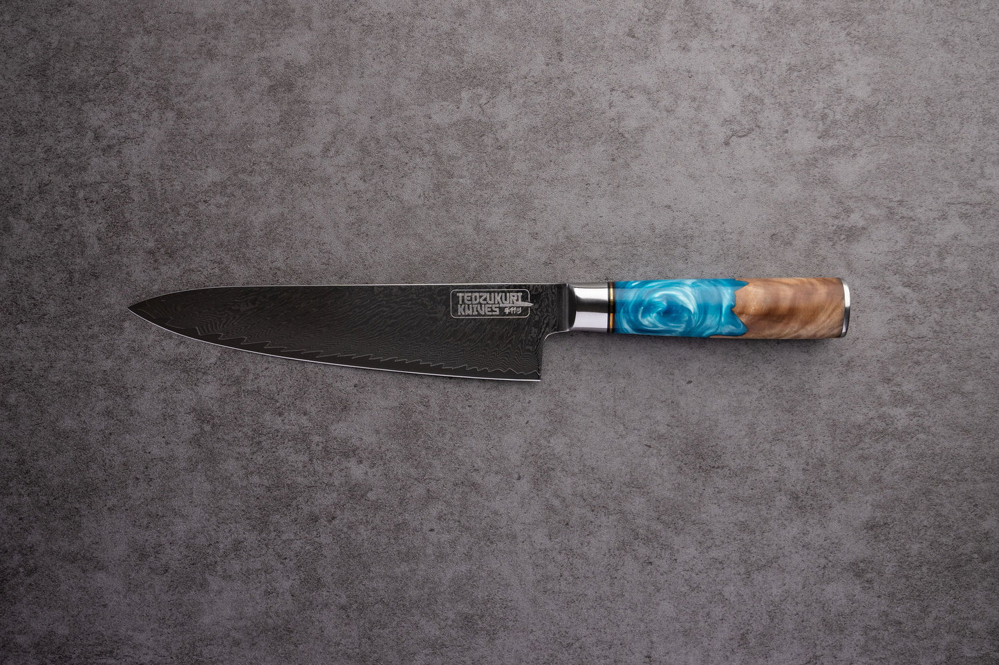 Enkei Japanese Damascus Knife Set (2-Piece)