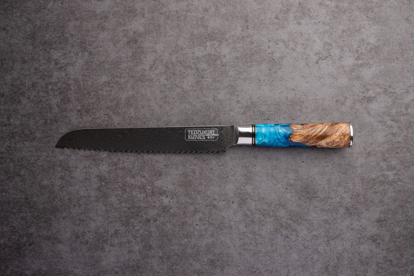 Enkei 67 Layer Japanese Damascus with Burlwood + Acrylic - Individual Knives