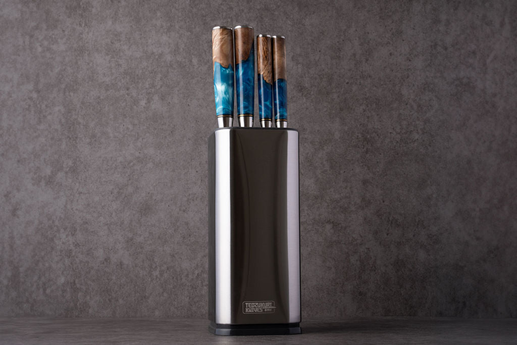 Tedzukuri Stainless Steel Knife Holder