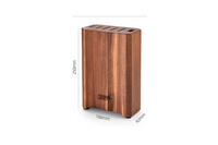 Acacia Wood Knife Block (6-Slot)