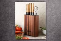 Acacia Wood Knife Block (6-Slot)