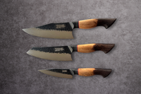 Yaki-Nara Damascus Knife Set (3-Piece)