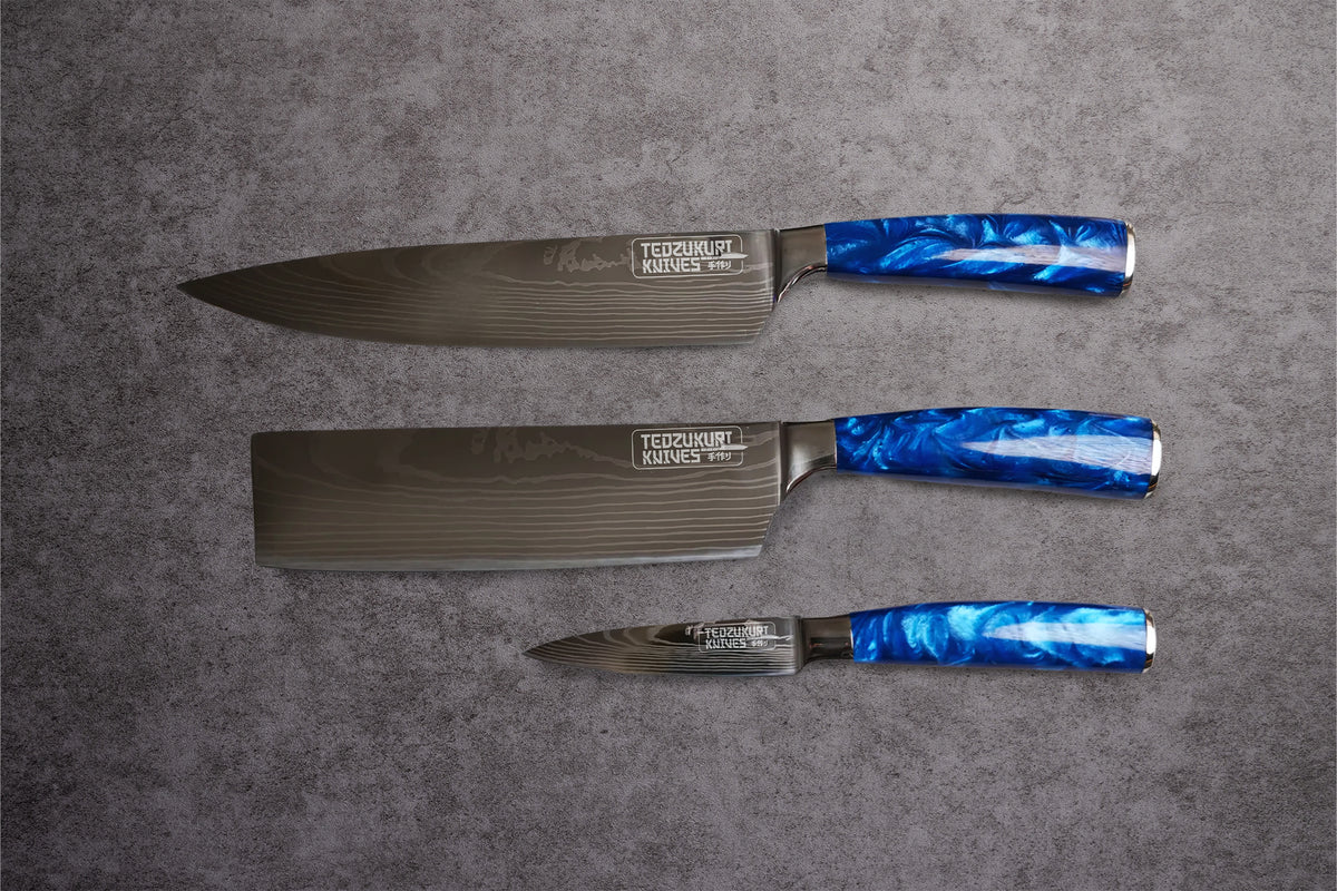 Epokishi High-Carbon Stainless Steel Knife Set (3-Piece)