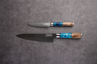 Enkei Japanese Damascus Knife Set (2-Piece)