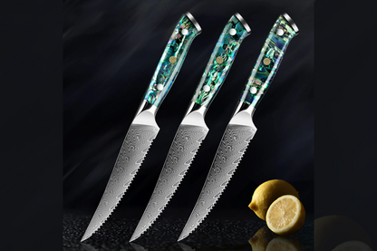 Awabi Series 1, 3, 4 or 6 Piece Steak Knives