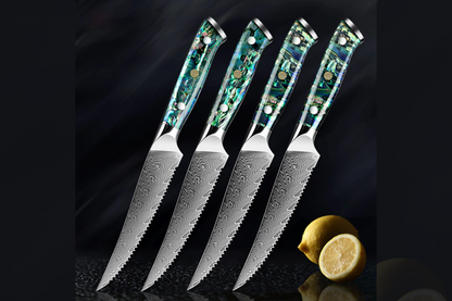 Awabi Series 1, 3, 4 or 6 Piece Steak Knives