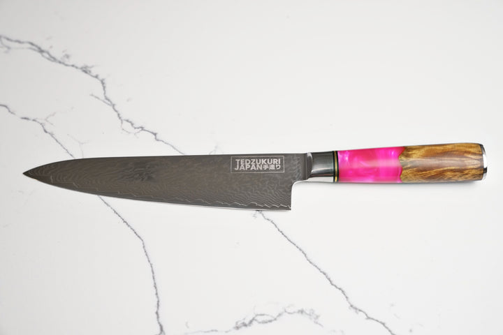 Pinku Series 8" Damascus Chef's Knife