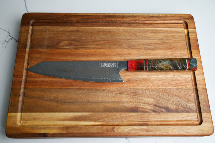 Niji Series 8" Kritsuke Damascus Chef's Knife