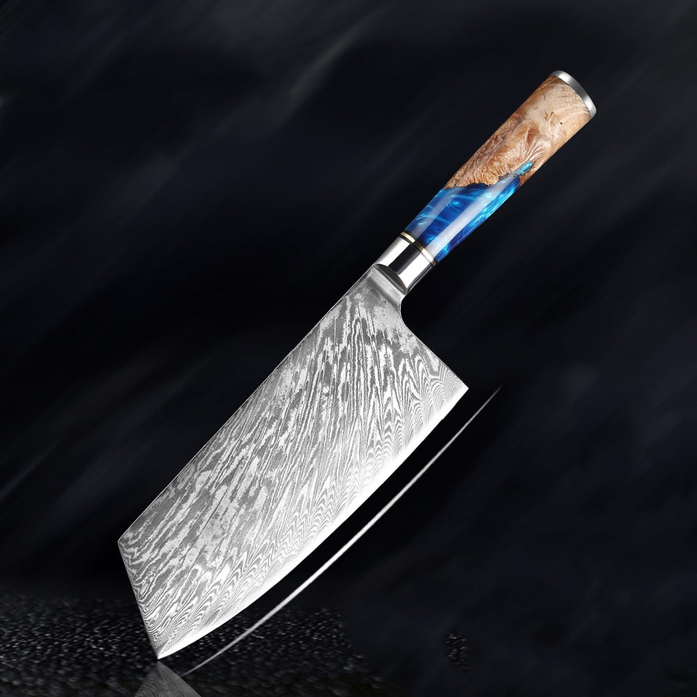 Enkei Series Individual Damascus Knives